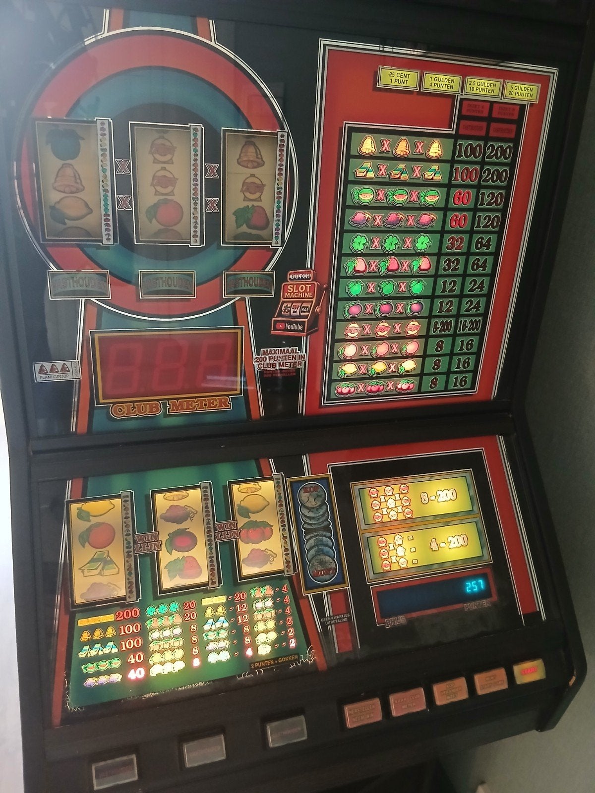 lotus gokkast, Euro, Ophalen, Gebruikt
