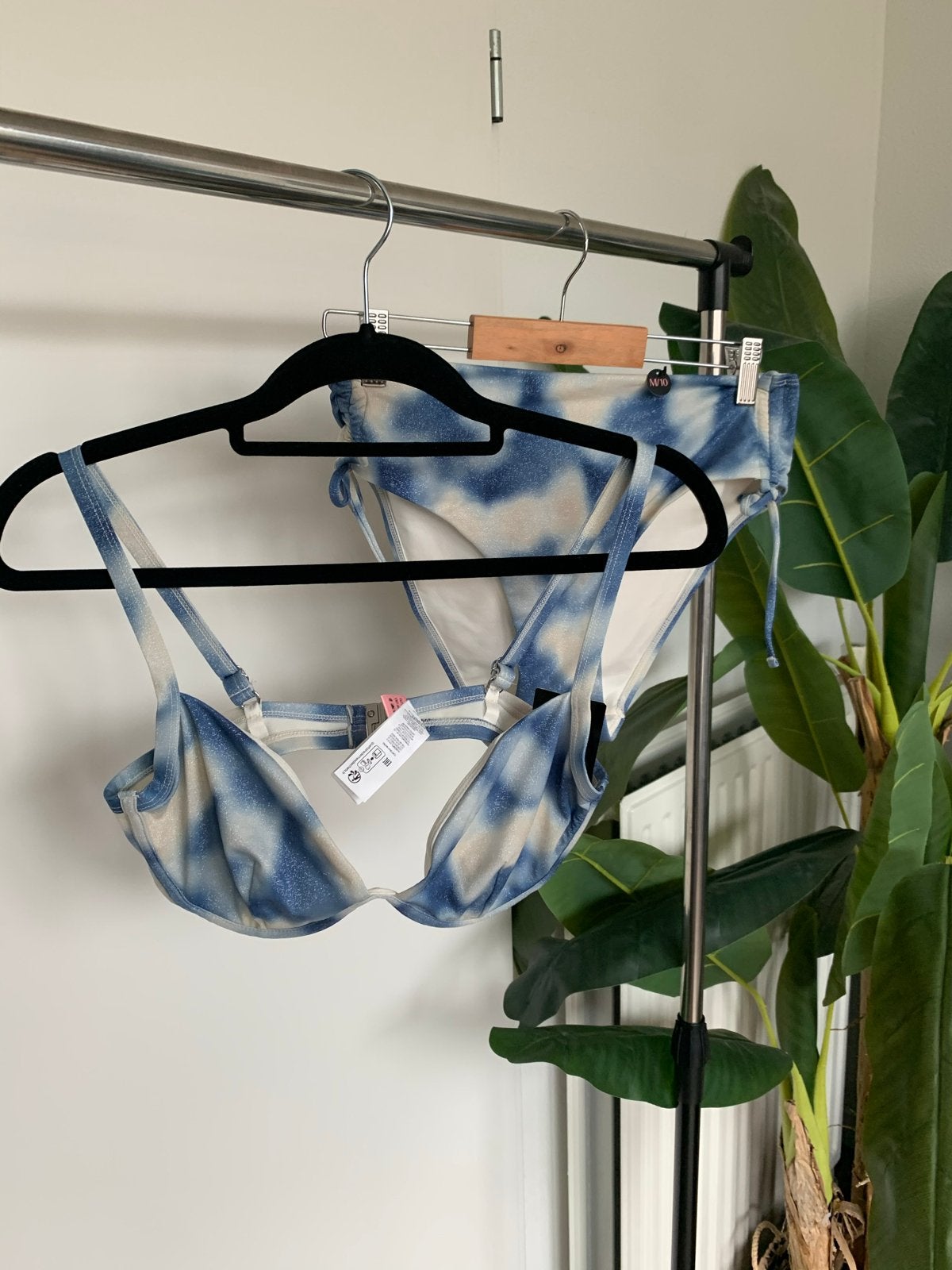 Nieuwe Hunkemöller Bikini Set - Blauw Tie-Dye, Verzenden, Nieuw, Blauw, Bikini