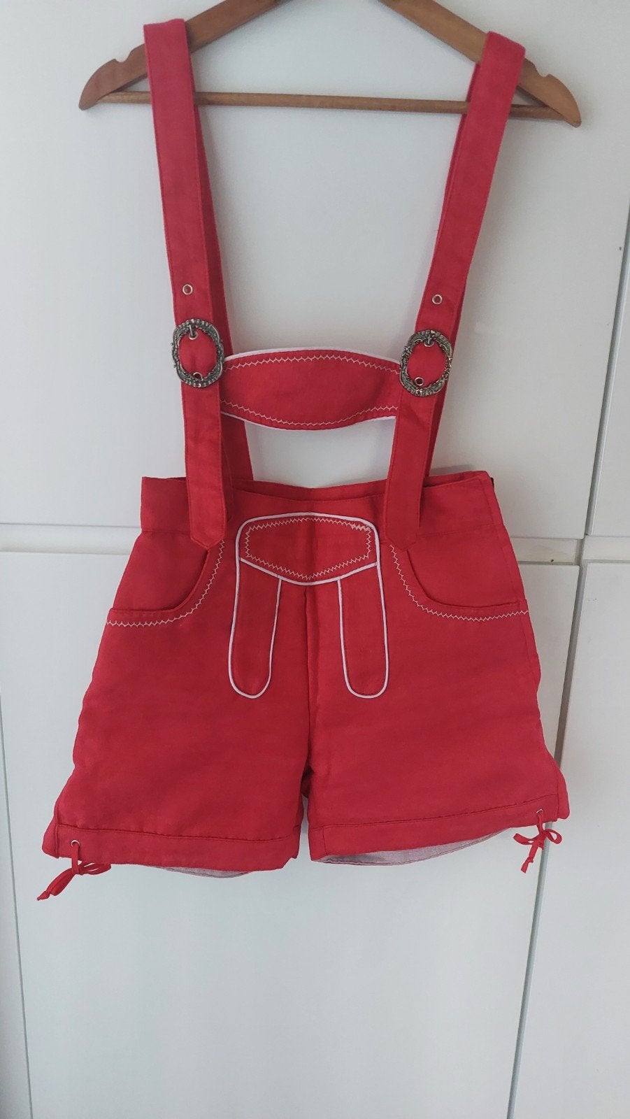Lederhose,dirndl meisjes/dames mt 34 XS Oktoberfest/tirol, Carnaval, Ophalen of Verzenden, Zo goed als nieuw, Kleding