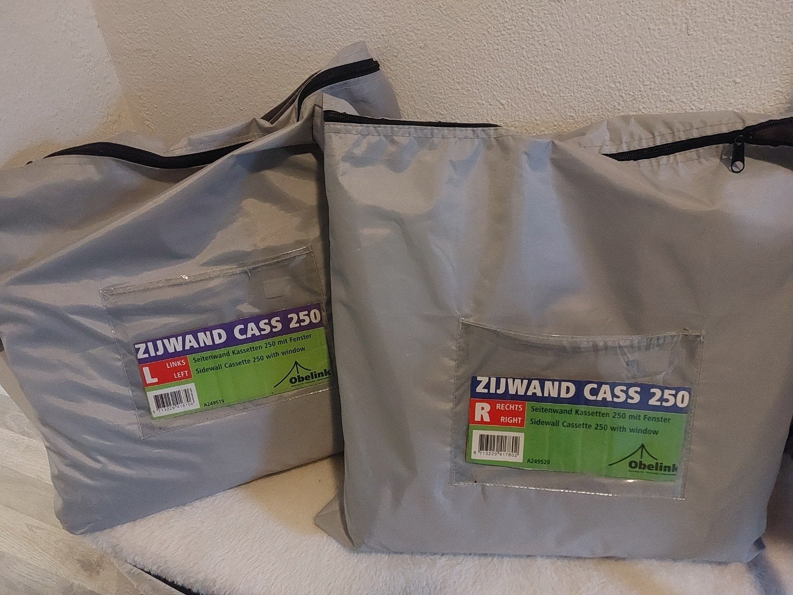Obelink Zijwand Cass 250 met raam, Ophalen of Verzenden