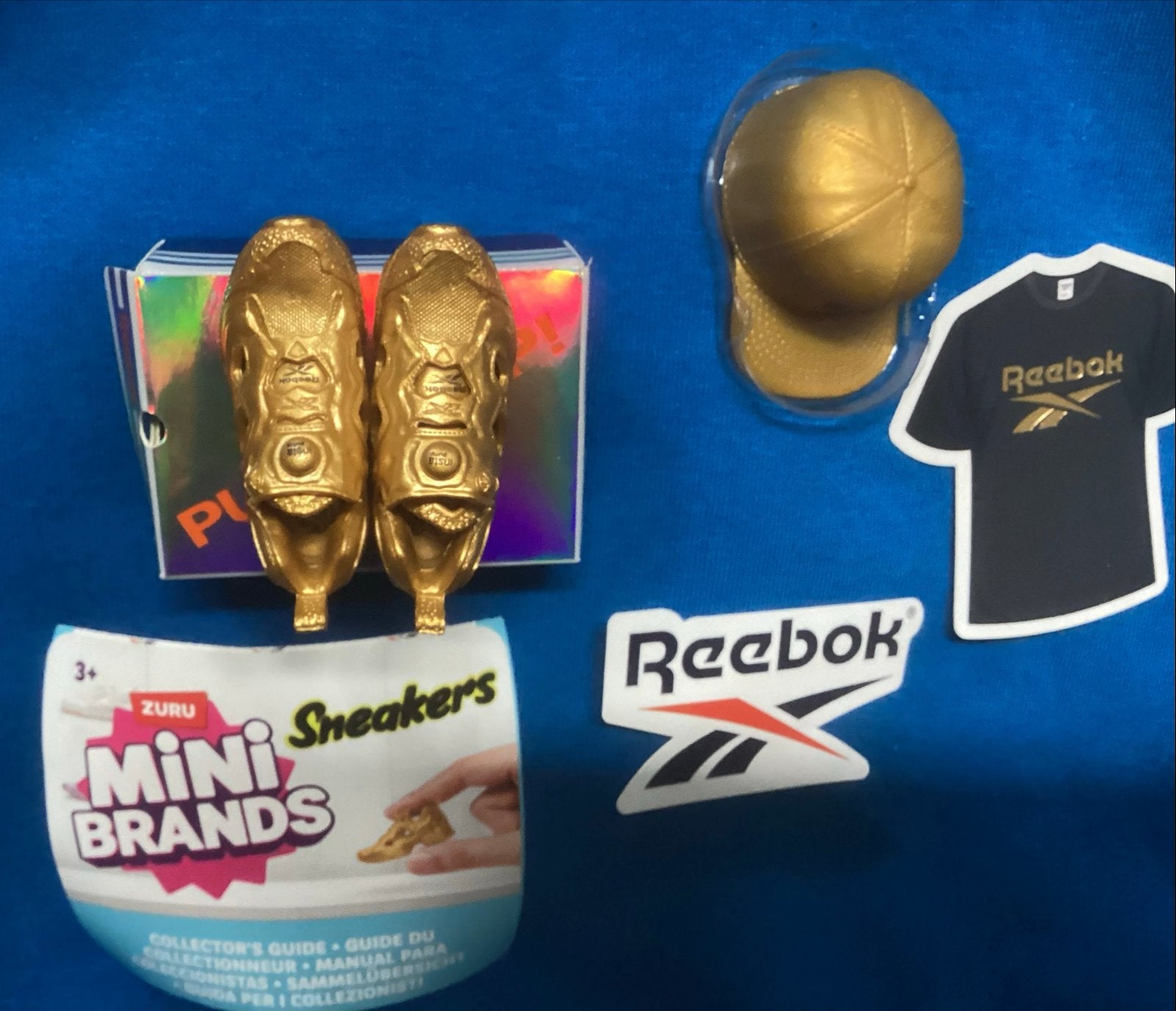 ZURU Mini Brands Sneakers Reebok Goud Collectible, Verzenden, Nieuw