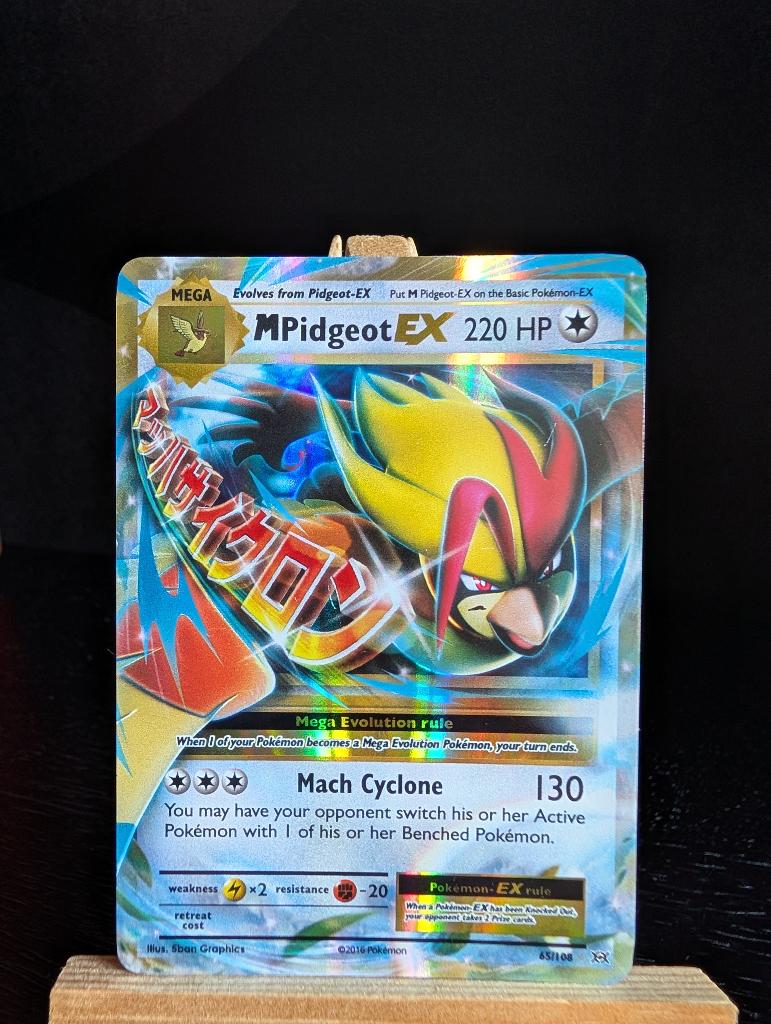 M Pidgeot EX 65/108 XY Evolutions, Verzenden, Gebruikt, Losse kaart, Foil