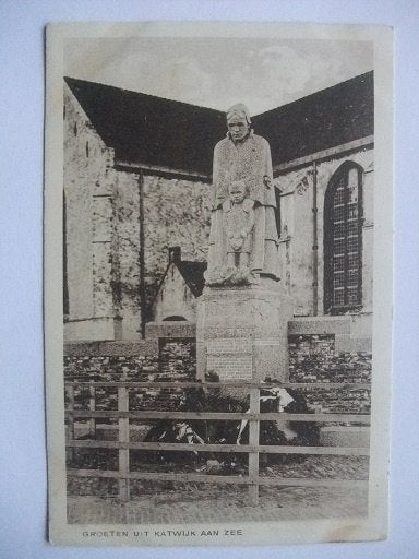 P341 Katwijk aan Zee - Standbeeld 1914-1918, Verzenden, 1920 tot 1940, Ongelopen, Zuid-Holland