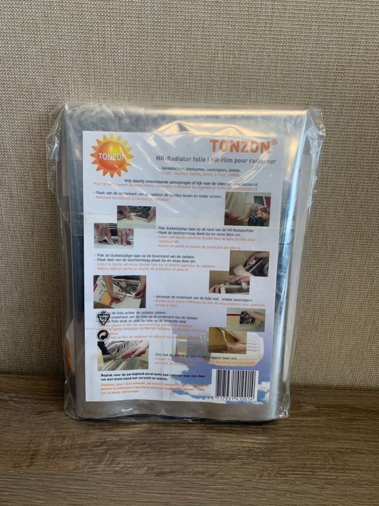 Tonzon Radiatorfolie 38x, 30 tot 80 cm, Hoog rendement (Hr), Radiator, Tonzon