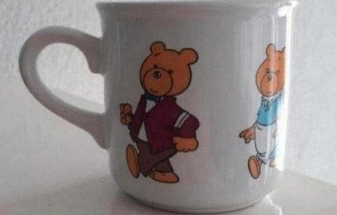 Zeldzame Bijenkorf Beer Bob en vriendjes mok, Ophalen of Verzenden, Zo goed als nieuw