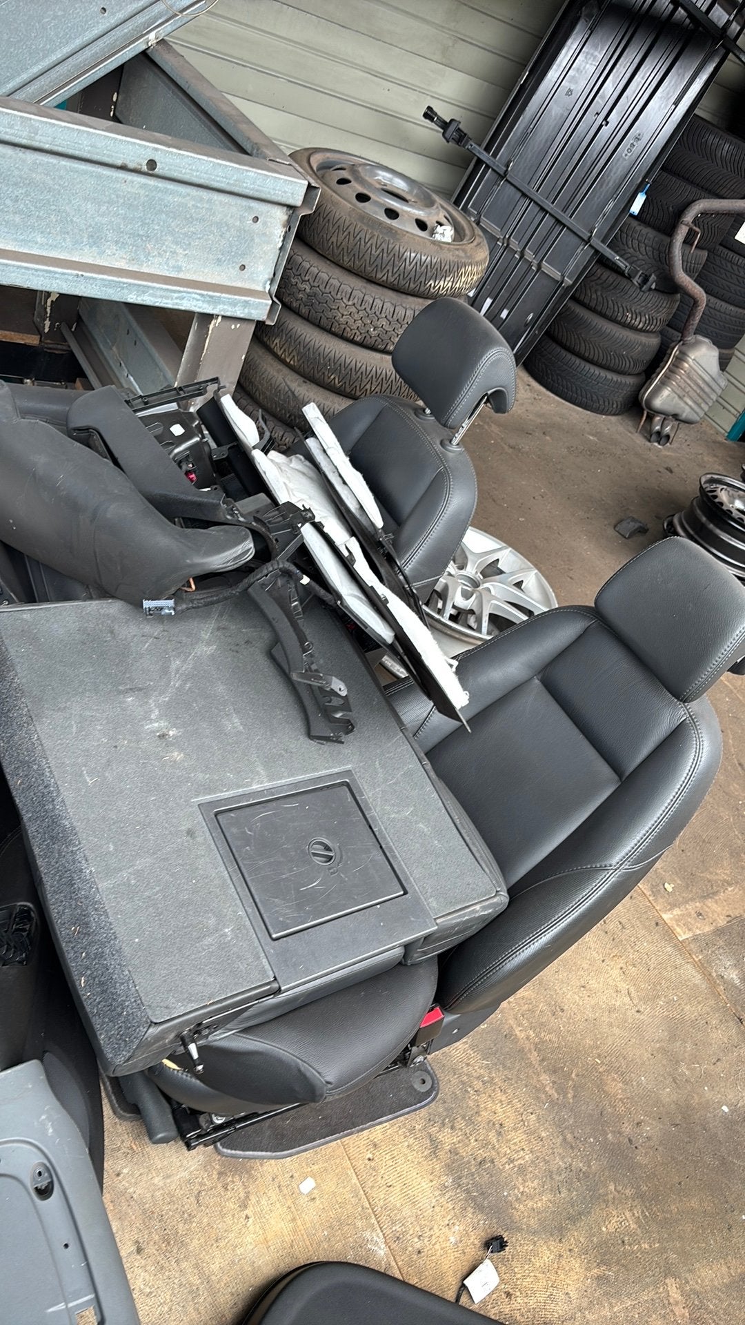 Premium leder Saab 9-3 turbo x estate elektrisch bediend, Auto-onderdelen, Interieur en Bekleding, Ophalen, Saab