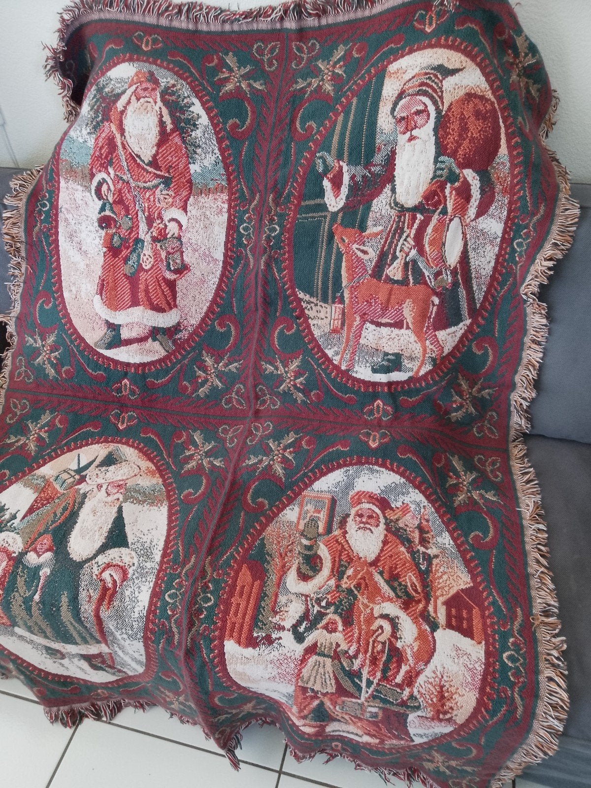 contact met Sophie die kerstman deken gekocht heeft, Verzenden
