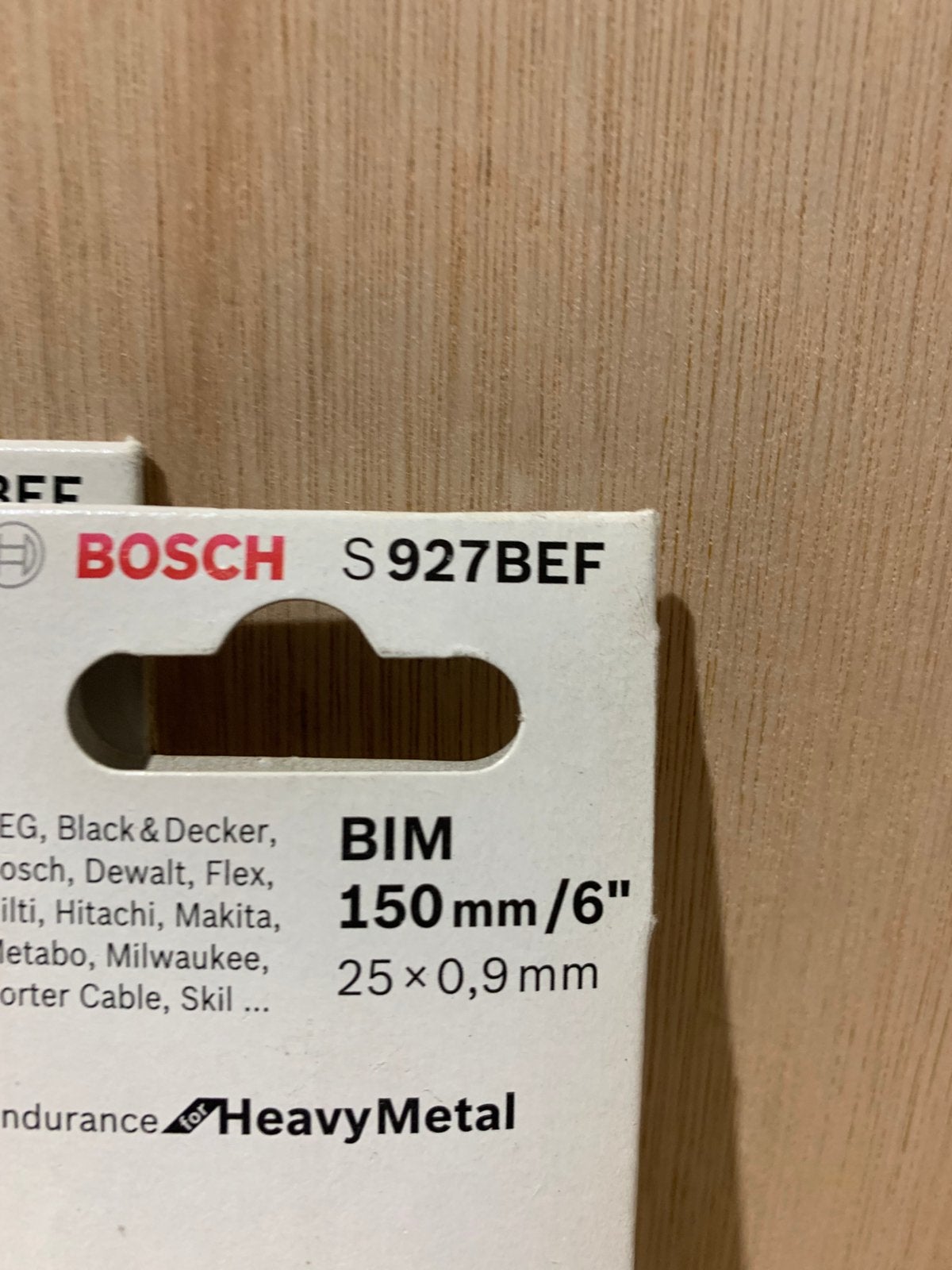Bosch Reciprozaagbladen S927BEF – Nieuw – Verpakt per 5, Bosch, Overige materialen, 12 cm of meer, Nieuw