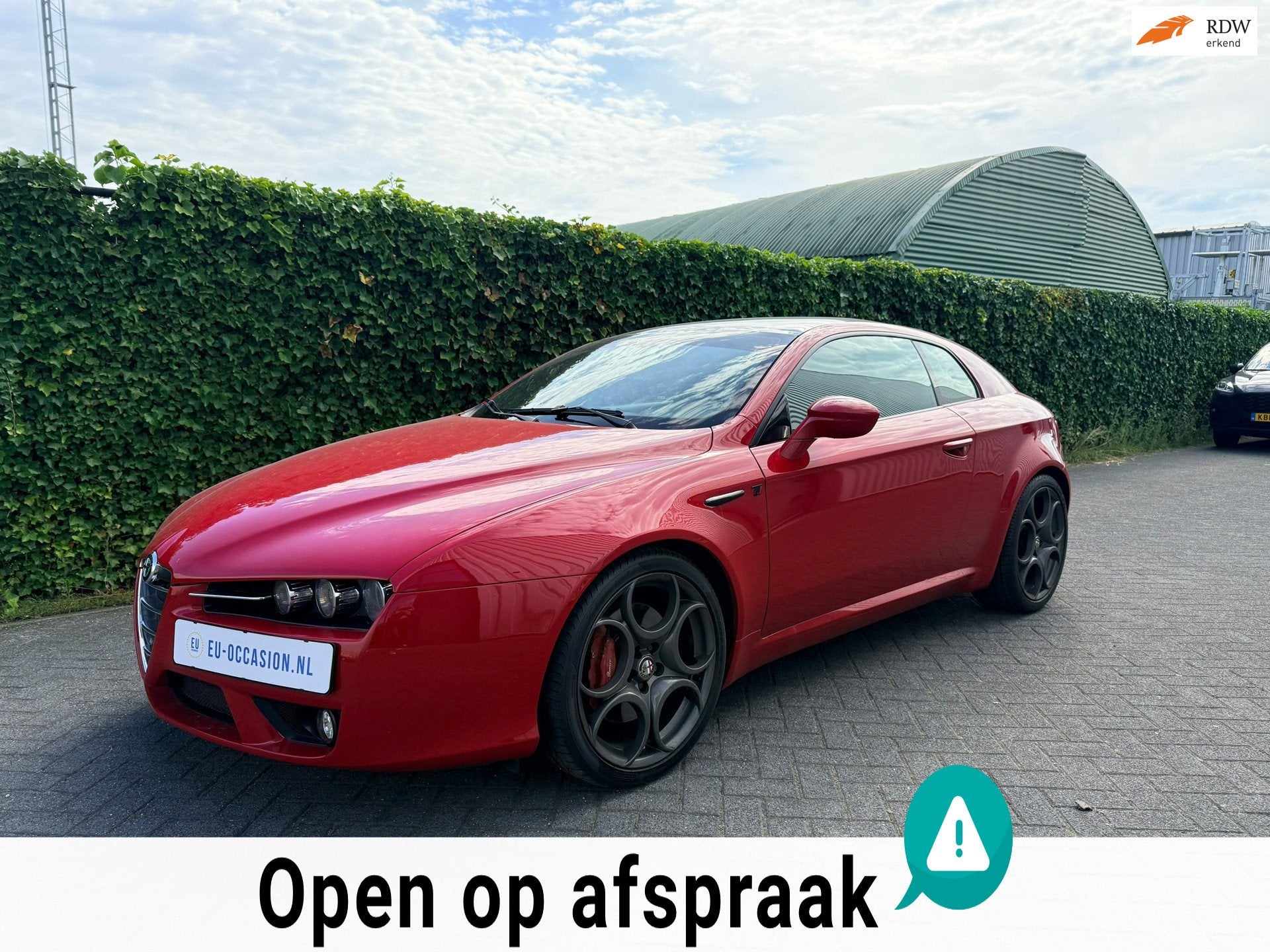 Alfa Romeo Brera 2.0 JTDm 16V Ti 170PK 2010 | SkyWindow | 1e, Auto's, Voorwielaandrijving, Dealer onderhouden, Brera, Zwart