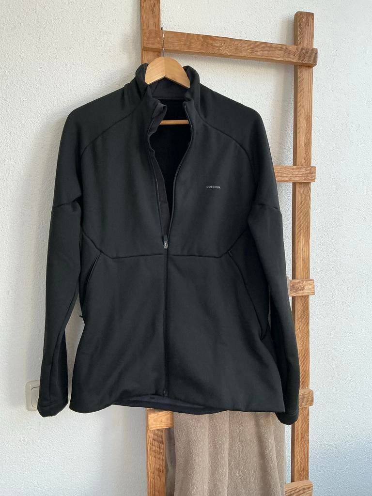 Decathlon Trainingsjack Zwart Maat M, Kleding | Heren, Sportkleding, Maat 48/50 (M), Zwart, Ophalen of Verzenden, Zo goed als nieuw