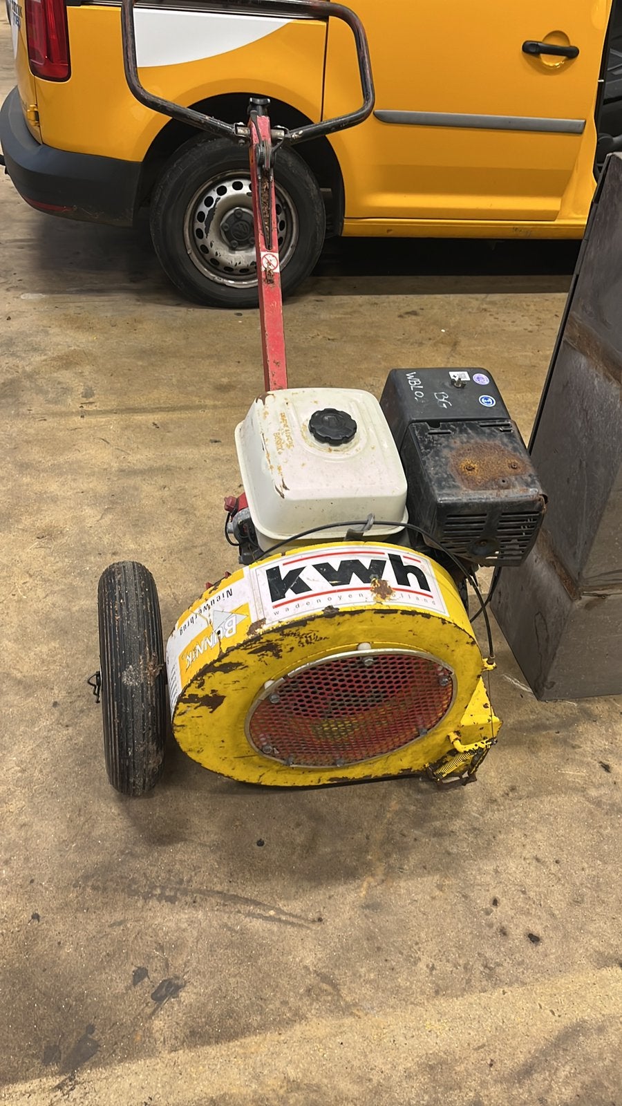 Bladblazer kwh votex honda gx390, Ophalen, Gebruikt, Benzine