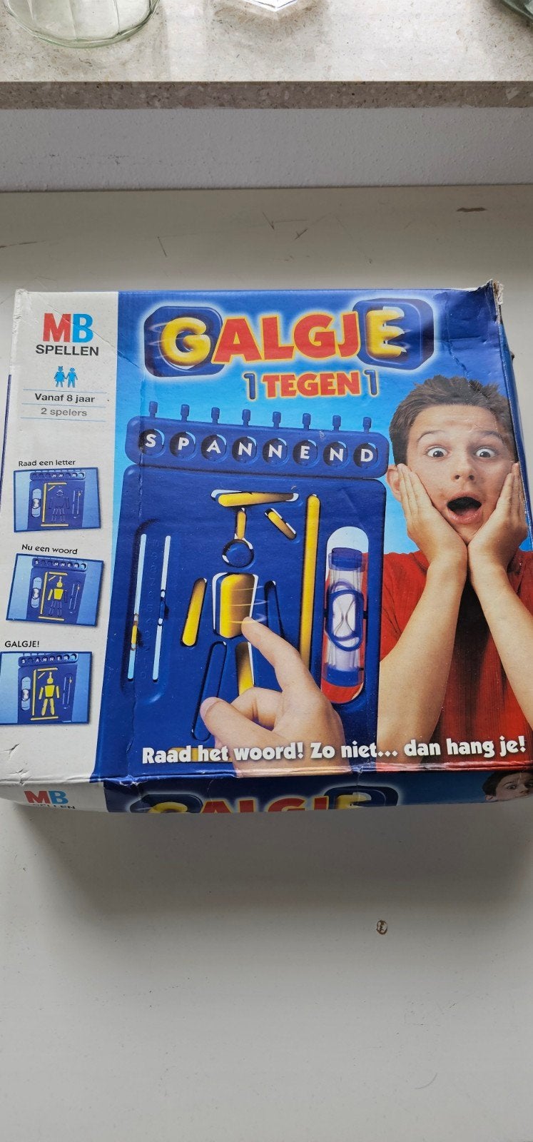 MB Spellen Galgje 1 tegen 1 - Spannend woordspel, Hobby en Vrije tijd, Een of twee spelers, Ophalen of Verzenden, Gebruikt, MB Spellen