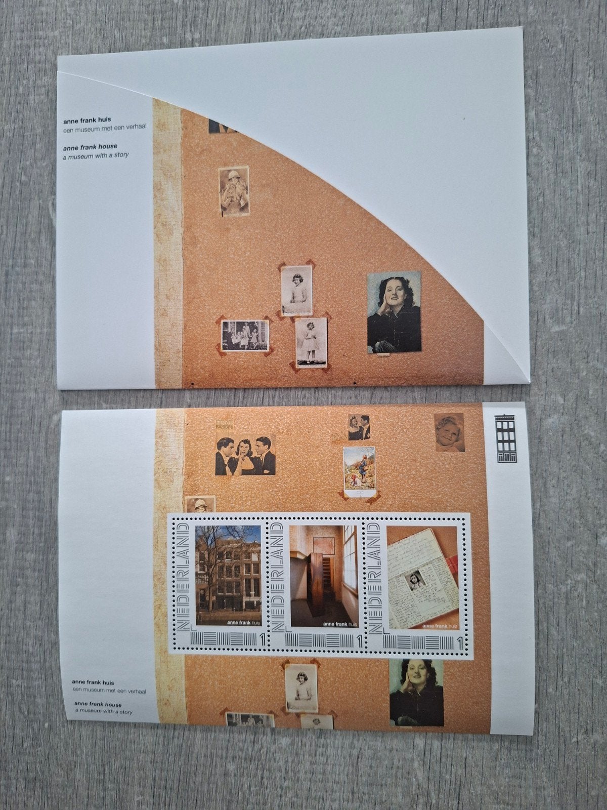 3 Anne Frank postzels in mapje en 10Snoopy postzels te koop., Postzegels en Munten, Ophalen of Verzenden, Verzamelalbum