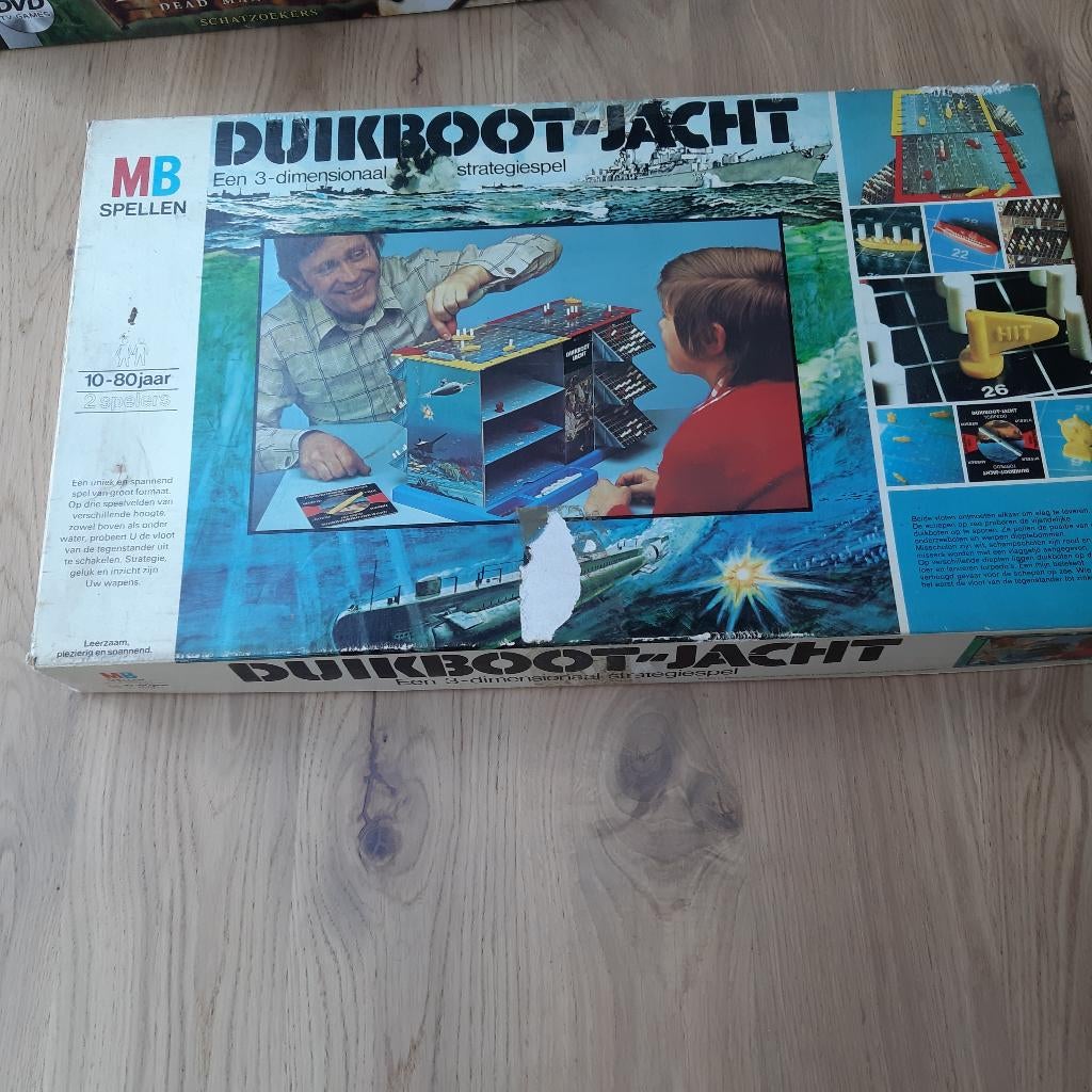 Spel duikboot jacht, Hobby en Vrije tijd, Gezelschapsspellen | Bordspellen, Gebruikt, Ophalen of Verzenden