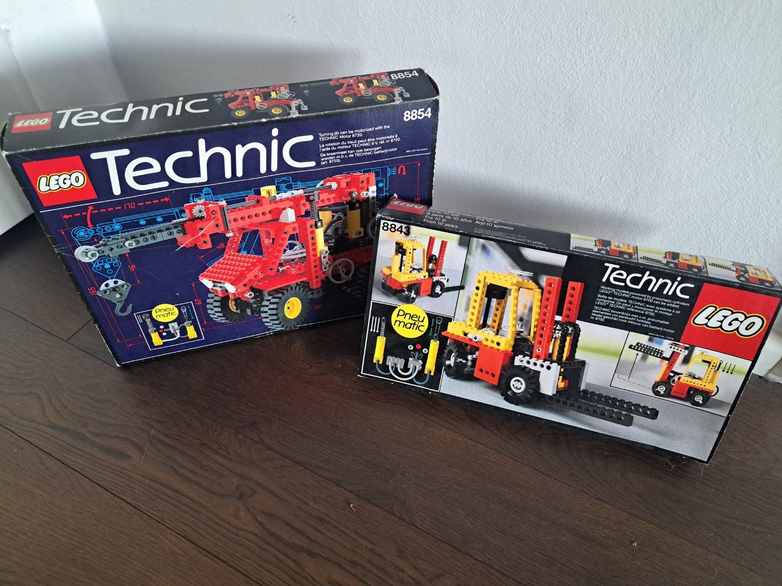 Technisch Lego 8854 8843 Heftruck en Takelwagen incl doos, Kinderen en Baby's, Ophalen of Verzenden, Gebruikt, Complete set, Lego