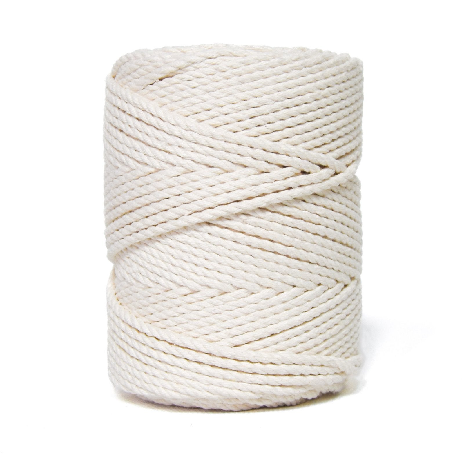 Actie 175 meter 4 mm 1 kilo macrame touw naturel ecru twist, Ophalen of Verzenden, Nieuw
