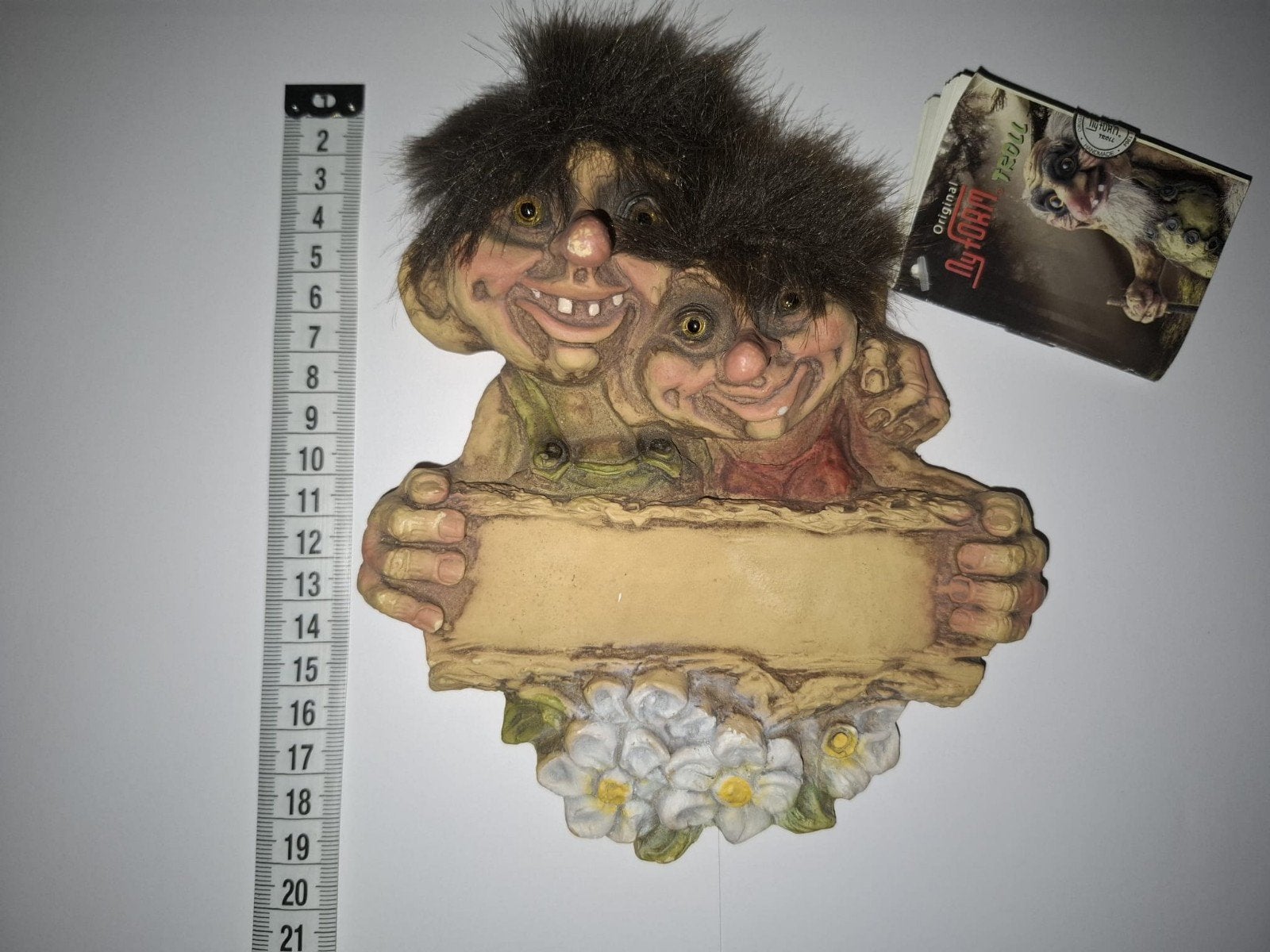 Originele NyForm trol /Trollen Deurbordje/Naambordjee, Meerkleurig, Overige stijlen, Ophalen of Verzenden, Zo goed als nieuw