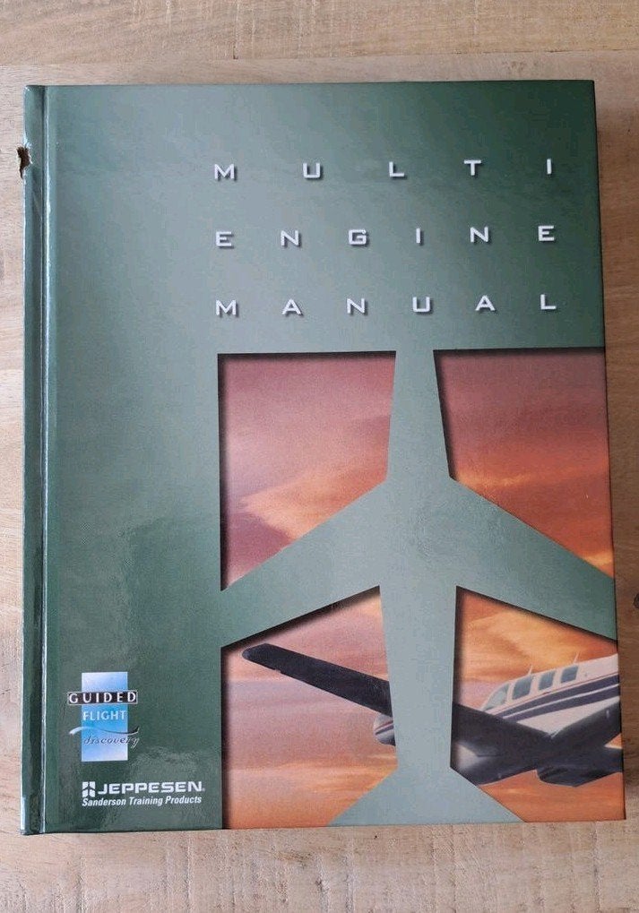 Jeppesen Multi-Engine Manual - Vliegopleiding cursus, Boeken, Studieboeken en Cursussen, Ophalen of Verzenden, Zo goed als nieuw