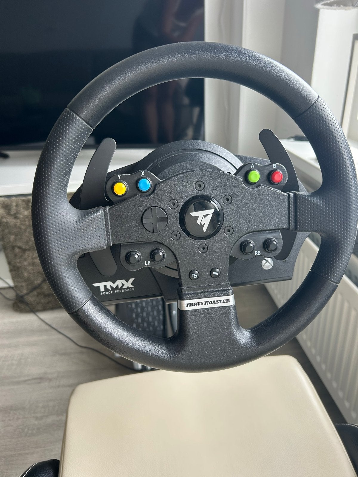 Thrustmaster TMX Force Feedback racestuur met pedalen, Spelcomputers en Games, Ophalen, Racestuur, Xbox, Force feedback