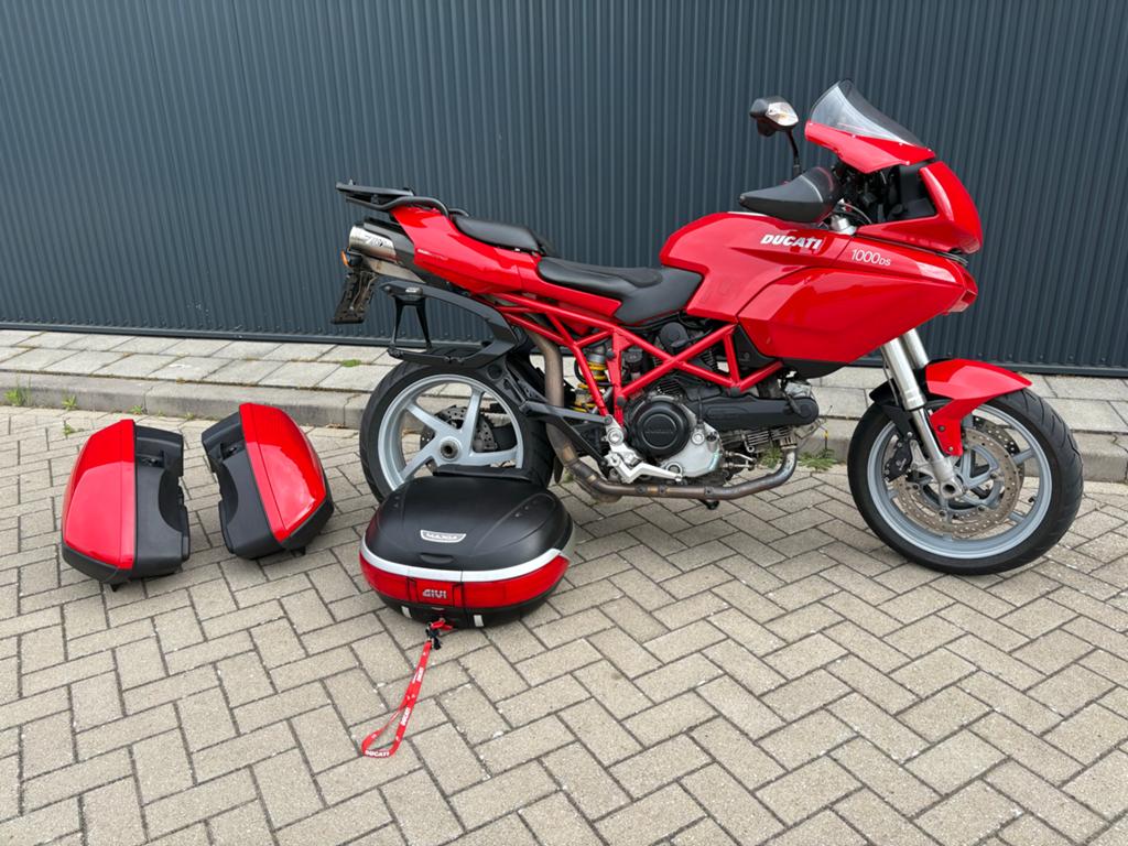 Ducati Multistrada 1000DS - Complete Tourmotor met Extra's, Motoren, Motoren | Ducati, Handvatverwarming, 2 cilinders, Motorrijbewijs A