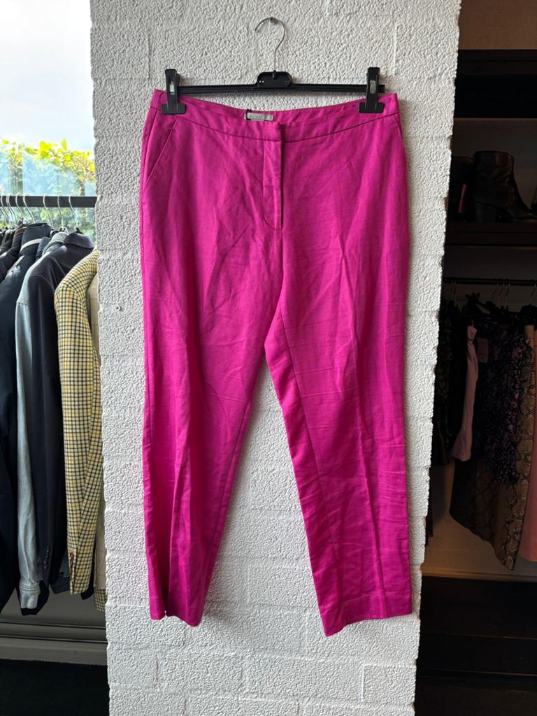 H&M pantalon maat M roze linen broek, Kleding | Dames, Broeken en Pantalons, Maat 38/40 (M), Ophalen of Verzenden, Zo goed als nieuw