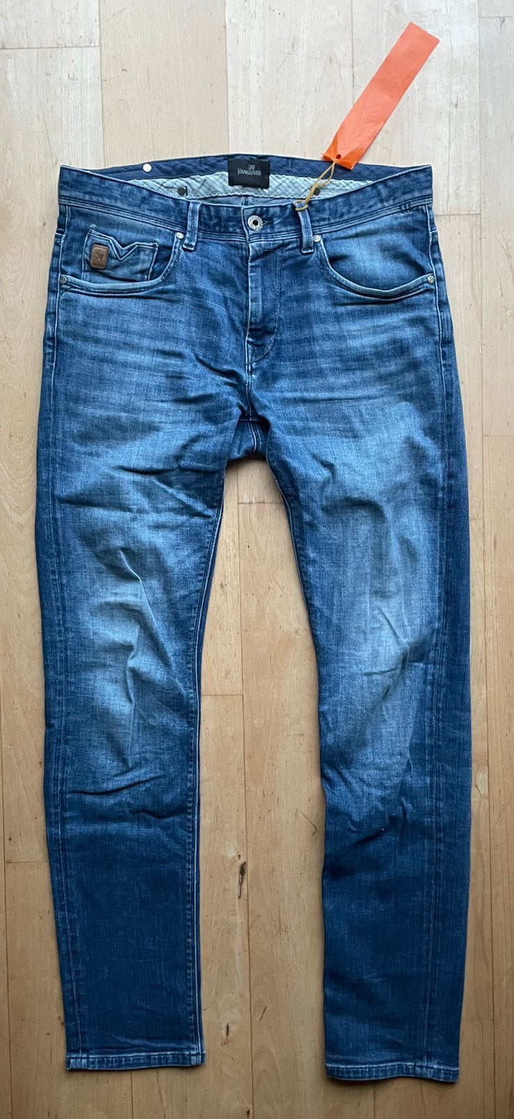 Vanguard V7 Rider Slim Straight jeans spijkerbroek W32 L32, Ophalen of Verzenden, Blauw, W32 (confectie 46) of kleiner
