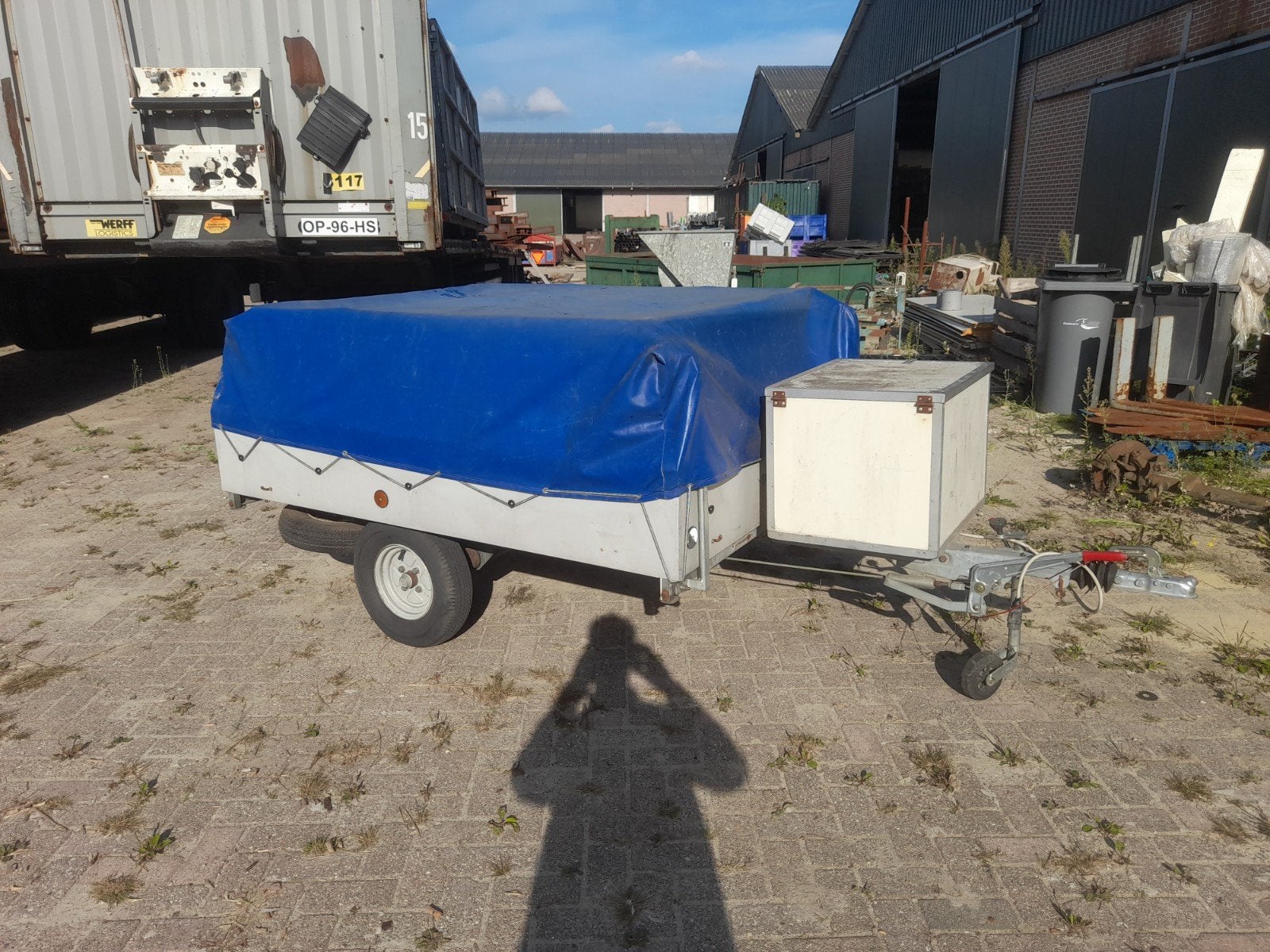 750 kilo aanhanger, 100 liter of meer, Ophalen of Verzenden, Transportkar