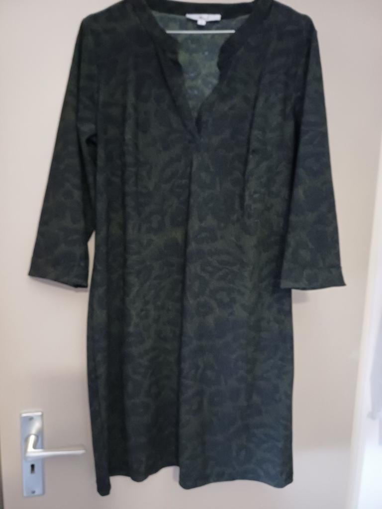 Travelstof jurk tuniek mt M zgan, Blauw, Zo goed als nieuw, Boven de knie, Ophalen