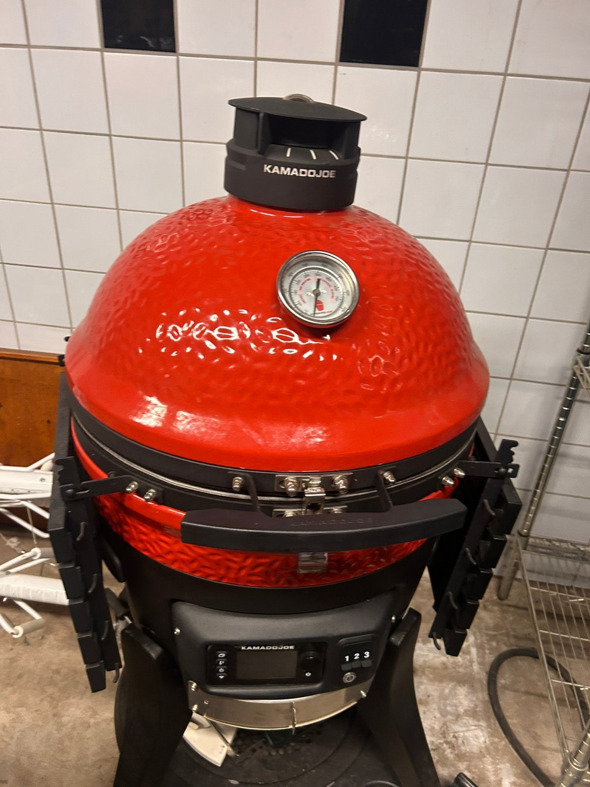 Kamado joe connected, Tuin en Terras, Ophalen, Zo goed als nieuw