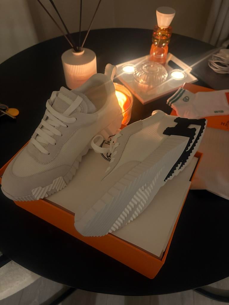 Hermes sneakers maat 41, Ophalen of Verzenden, Nieuw, Wit, Sneakers of Gympen