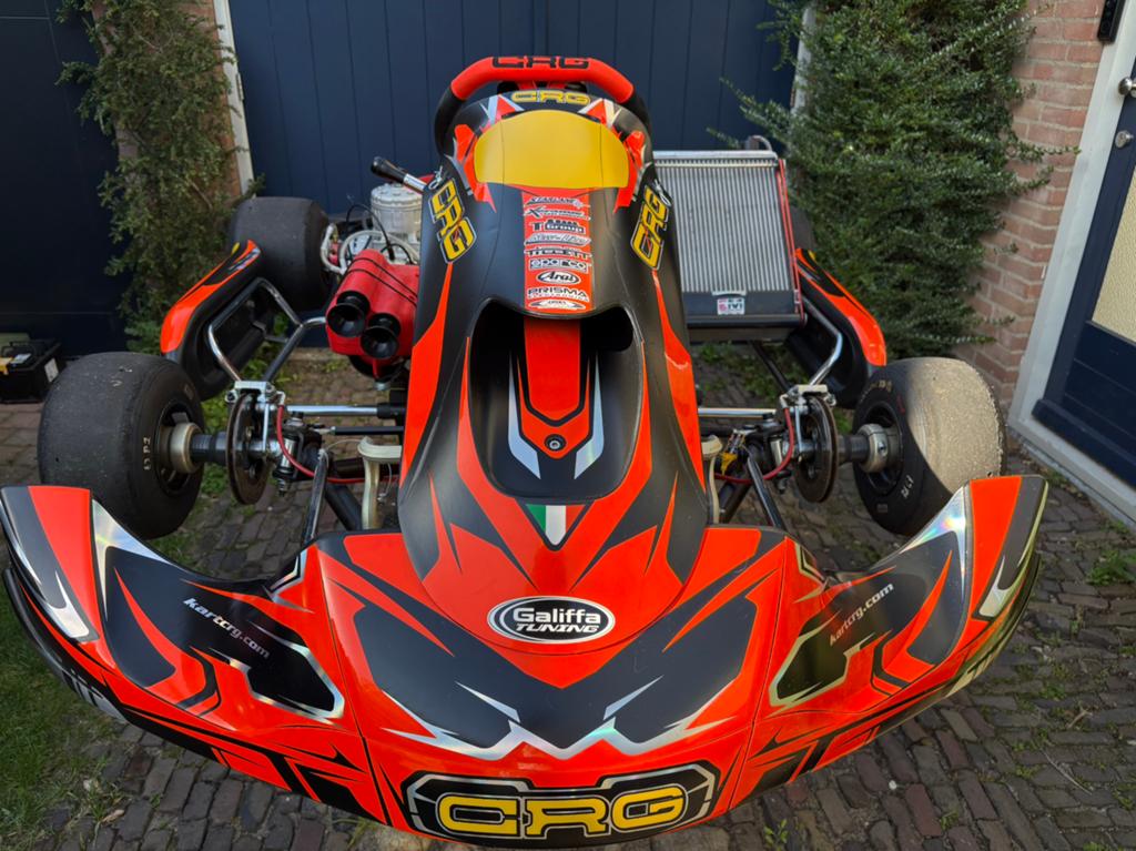 CRG KZ R1 Schakelkart 2024, Sport en Fitness, Karting, Ophalen, Zo goed als nieuw, Kart