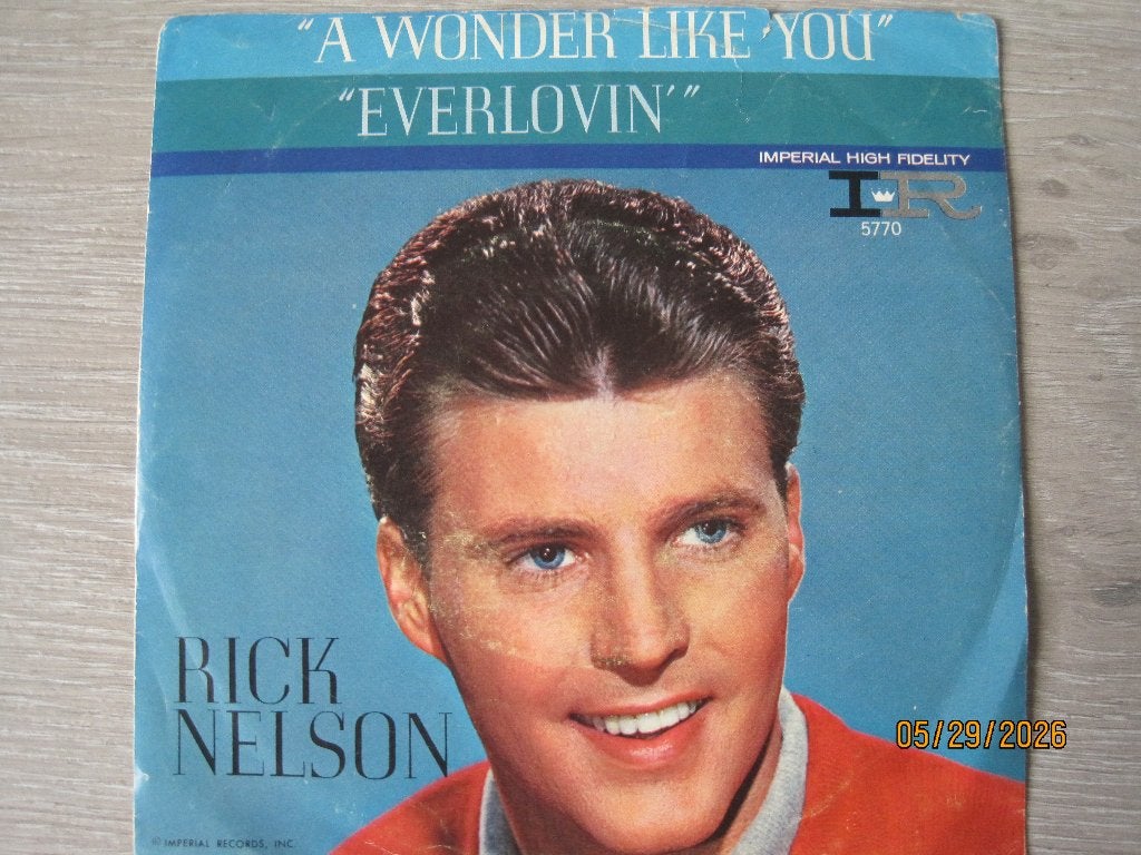 Rick Nelson  -  A wonder like you, Fotohoes, Ophalen of Verzenden, Zo goed als nieuw, Pop