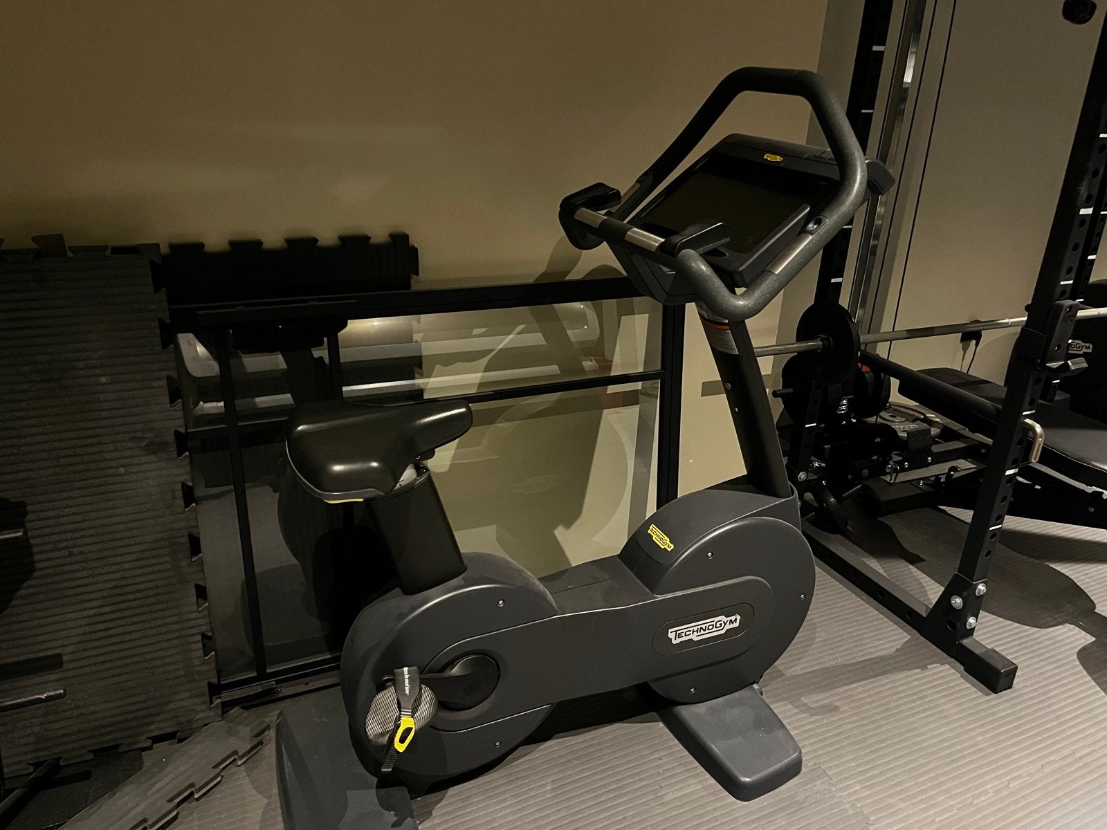 Technogym Hometrainer - Professionele Fitnessfiets, Ophalen, Zo goed als nieuw, Metaal, Benen
