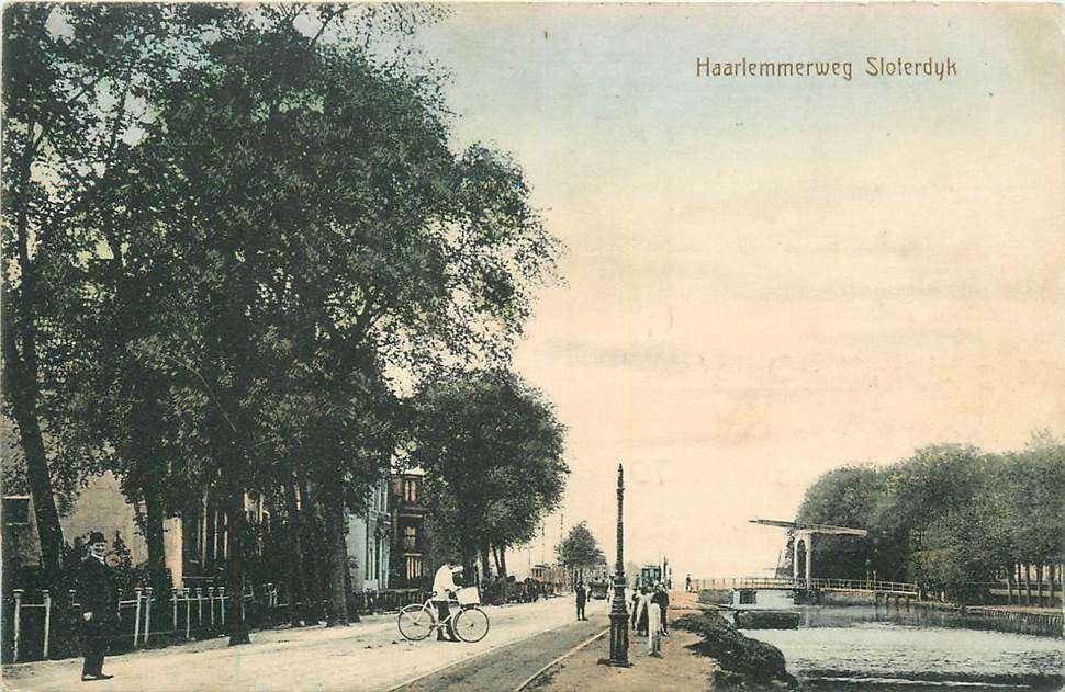 304-244-005 Sloterdijk Haarlemmerweg, Verzamelen, Verzenden, Voor 1920, Noord-Holland