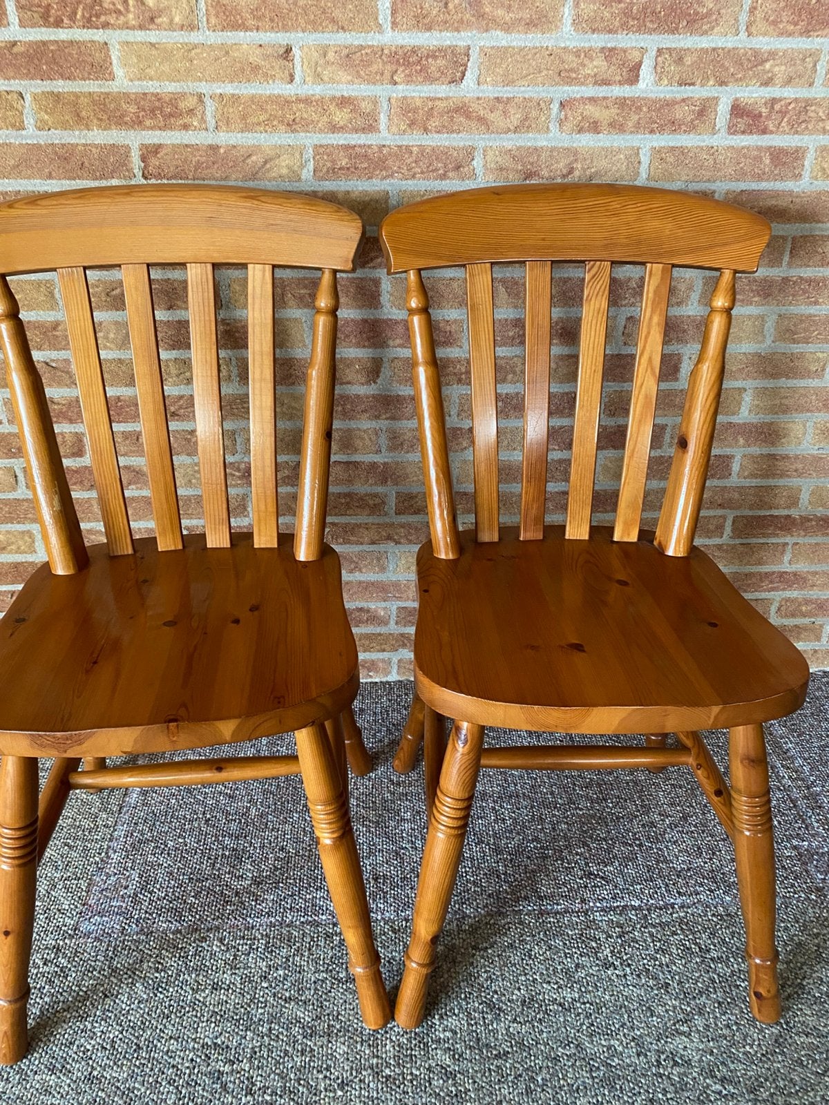 Grenen tafel en stoelen, Huis en Inrichting, Ophalen, Gebruikt, 50 tot 100 cm, Vier personen