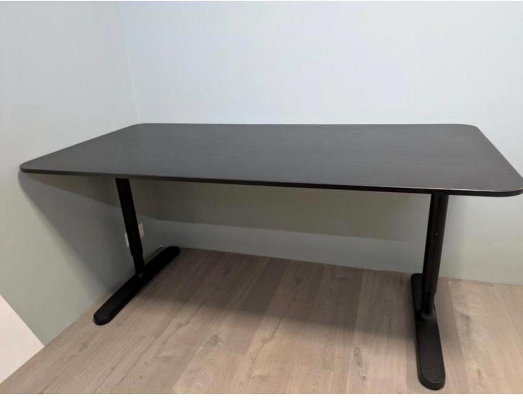 Zwarte bureau (inlusief bureaustoel), Zwart, Nieuw, Ophalen of Verzenden, Bureaustoel