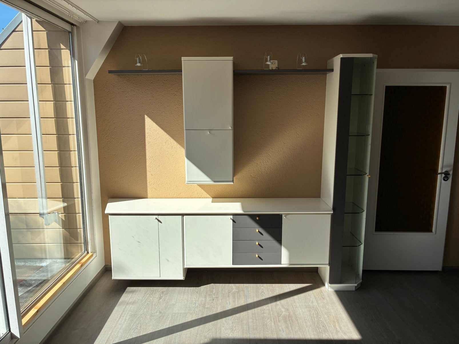 Interstar wandmeubel met verlichting, Ophalen, Gebruikt, Met deur(en), 25 tot 50 cm