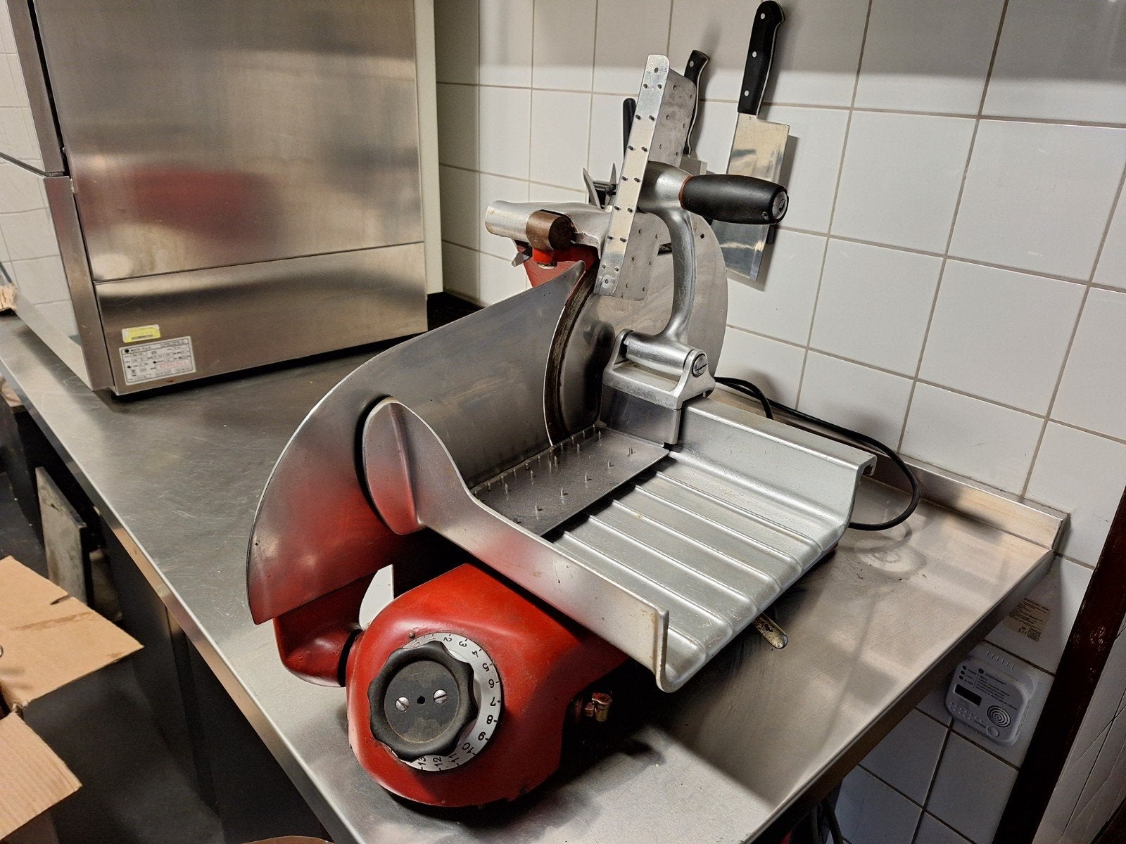 Berkel Snijmachine Model 114 - Professionele Vleessnijder, Huis en Inrichting, Keuken | Keukenbenodigdheden, Gebruikt, Snijmachine