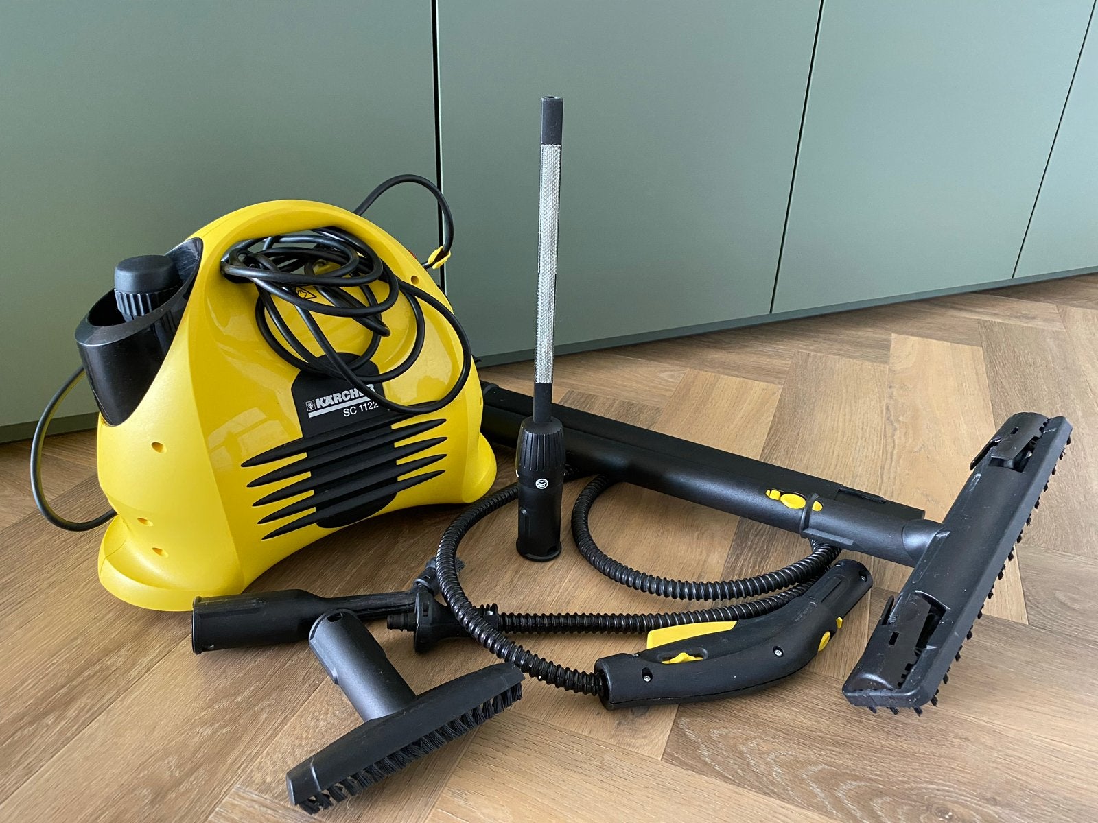 Kärcher SC 1122 Stoomreiniger met accessoires, Ophalen of Verzenden, Gebruikt