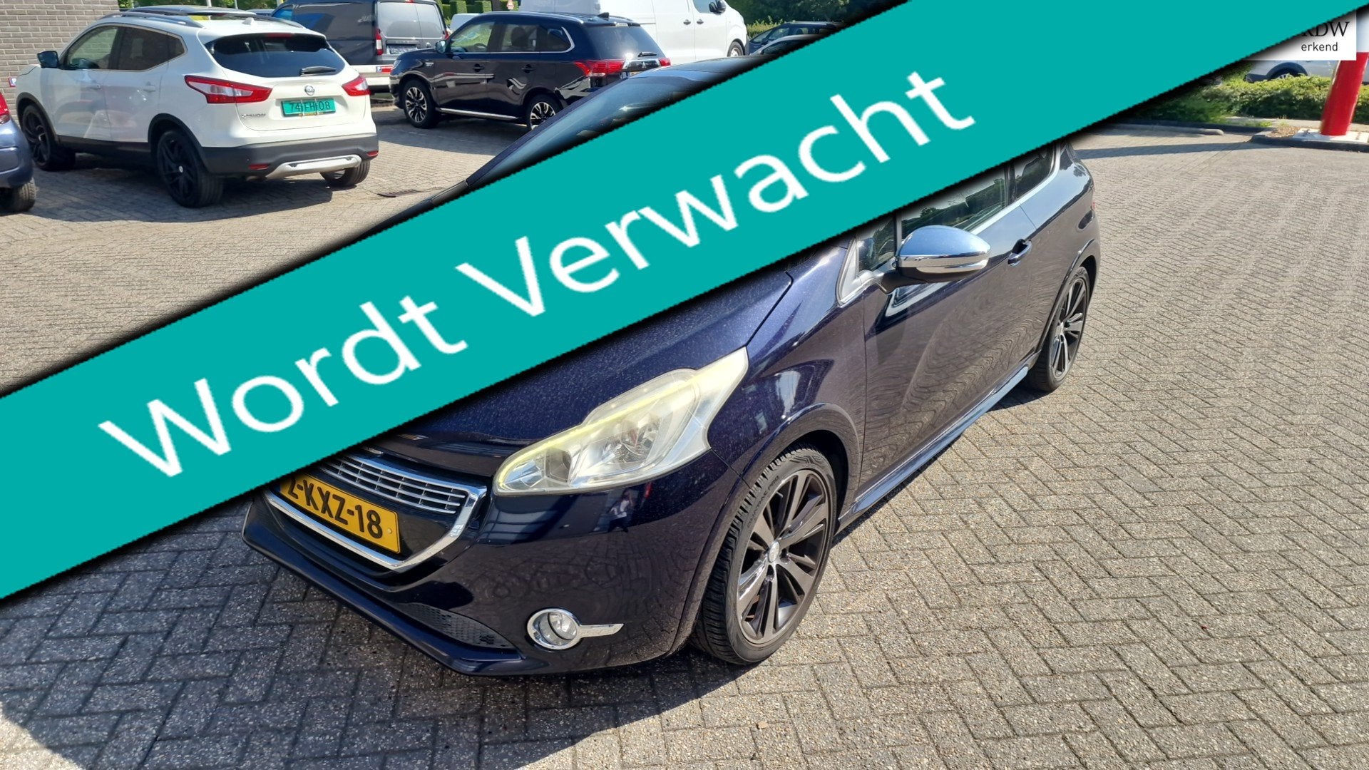 Peugeot 208 1.6 VTi 120pk 2e eig. 127.000km. Clima Leder Nav, Voorwielaandrijving, Euro 5, Gebruikt, Zwart