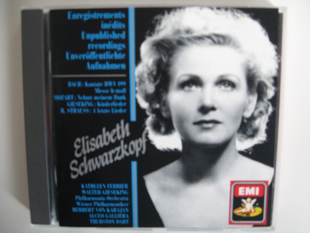 Elisabeth Schwarzkopf, Bach, Mozart e.a., Ophalen of Verzenden, Classicisme, Gebruikt, Vocaal