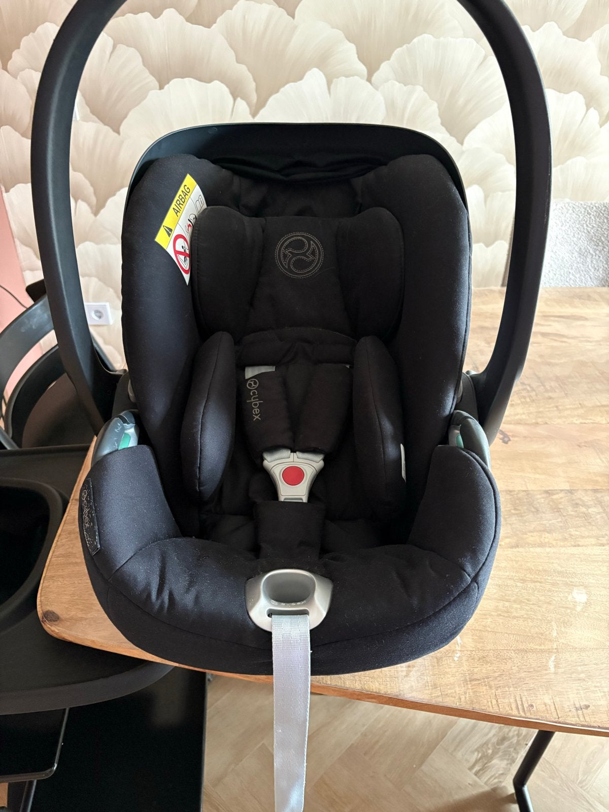 Cybex autostoel met Maxi-Cosi base, Kinderen en Baby's, Autostoeltjes, Gebruikt, Zijbescherming, Isofix, 0 t/m 13 kg