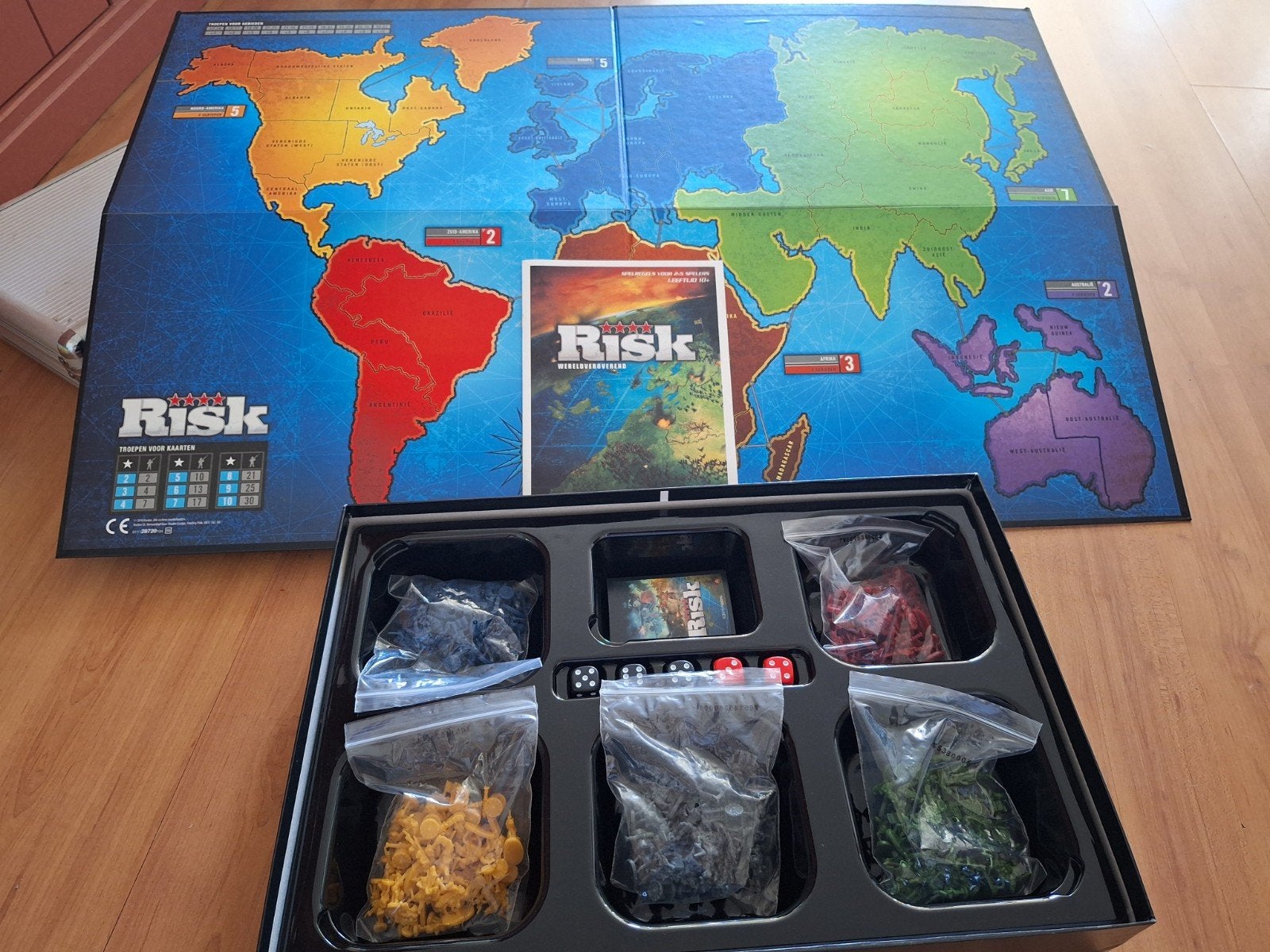 Risk Wereldveroverend Bordspel - Compleet, Vijf spelers of meer, Ophalen of Verzenden, Zo goed als nieuw, Hasbro