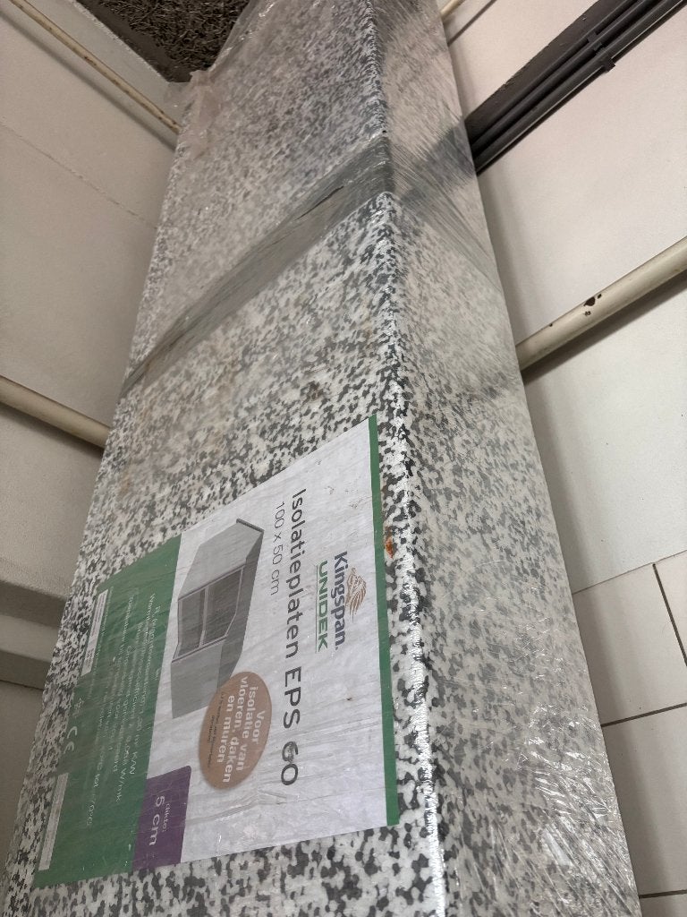 Kingspan Unidek Isolatieplaten EPS60 EPS Isolatie, Doe-het-zelf en Verbouw, 4 tot 8 cm, Nieuw, Minder dan 5 m², Piepschuim (Tempex)