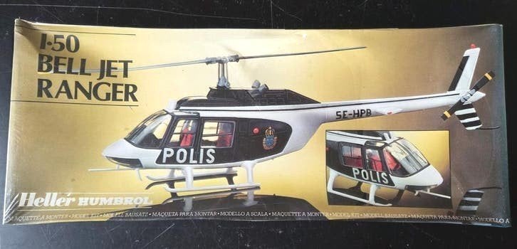 Heller  Bell Jet Ranger 1:50 sealed, Hobby en Vrije tijd, Modelbouw | Vliegtuigen en Helikopters, Helikopter, Ophalen of Verzenden