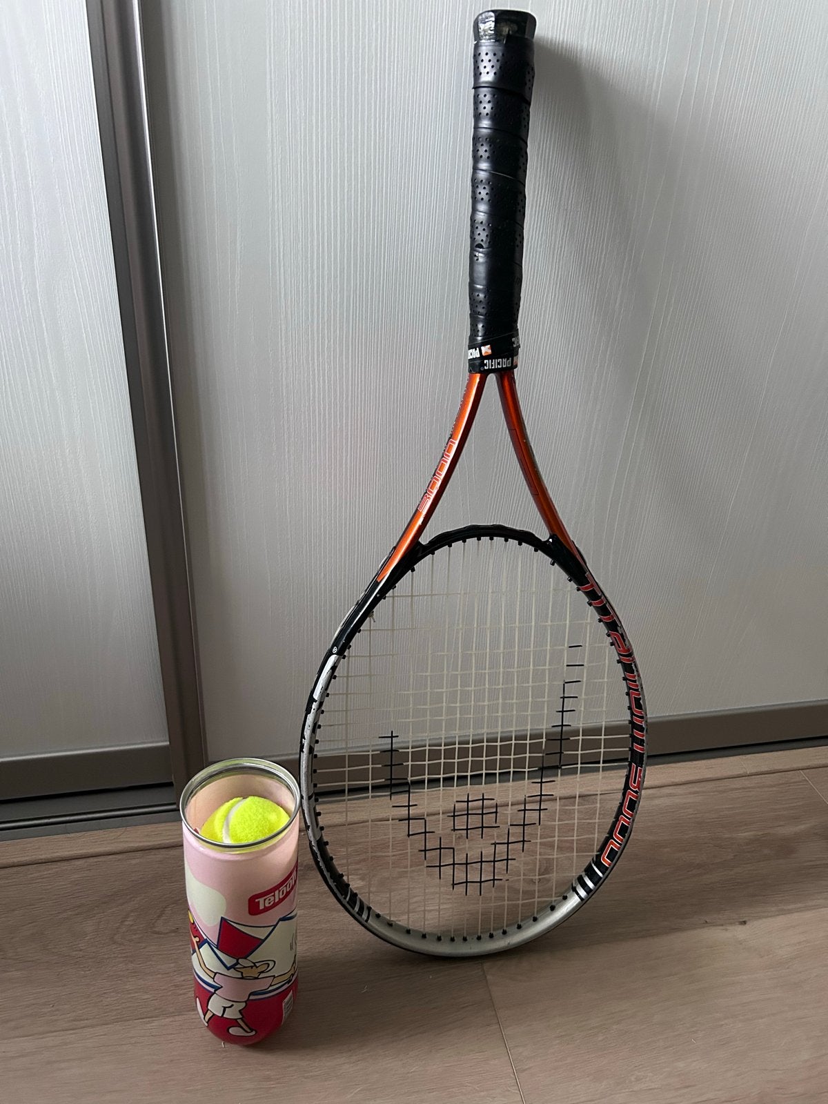 Head Titanium 3000 Tennisracket met tennisballen, Ophalen of Verzenden, Gebruikt, Racket, Head