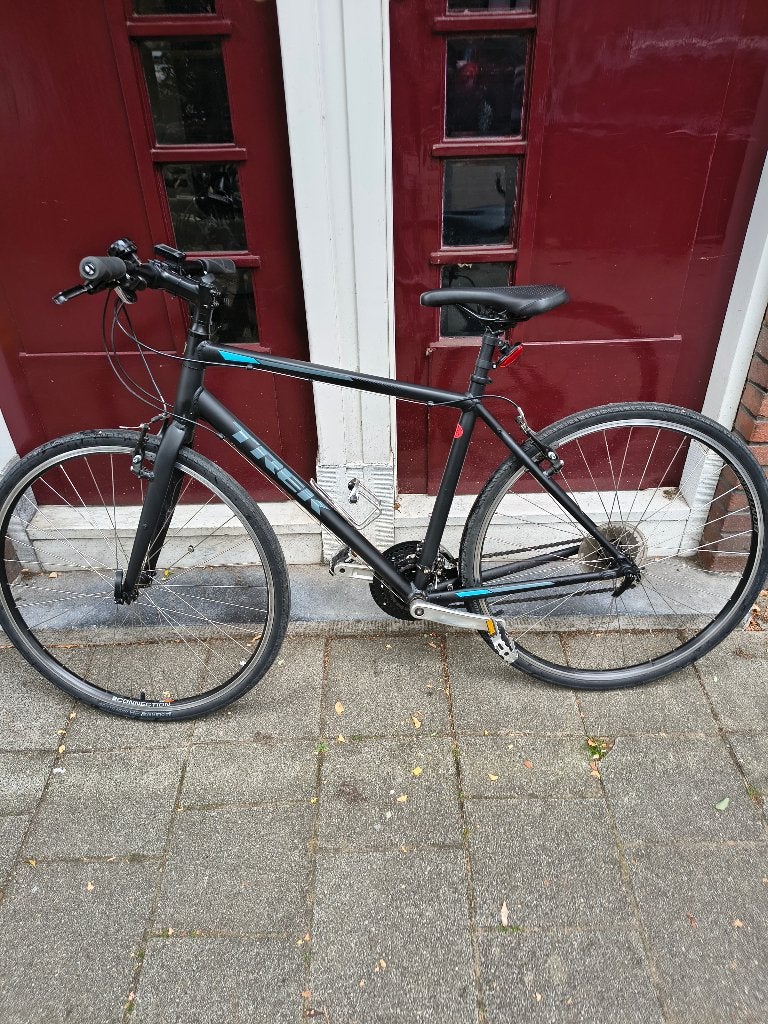 Trek FX2 sportfiets, Fietsen en Brommers, 26 inch, 10 tot 15 versnellingen, Velgrem, 49 tot 53 cm