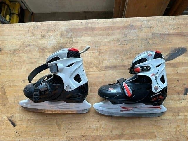 Schaatsen kind verstelbaar maat 34-37, merk Nijdam, Ophalen of Verzenden, Gebruikt, IJshockeyschaatsen, Nijdam