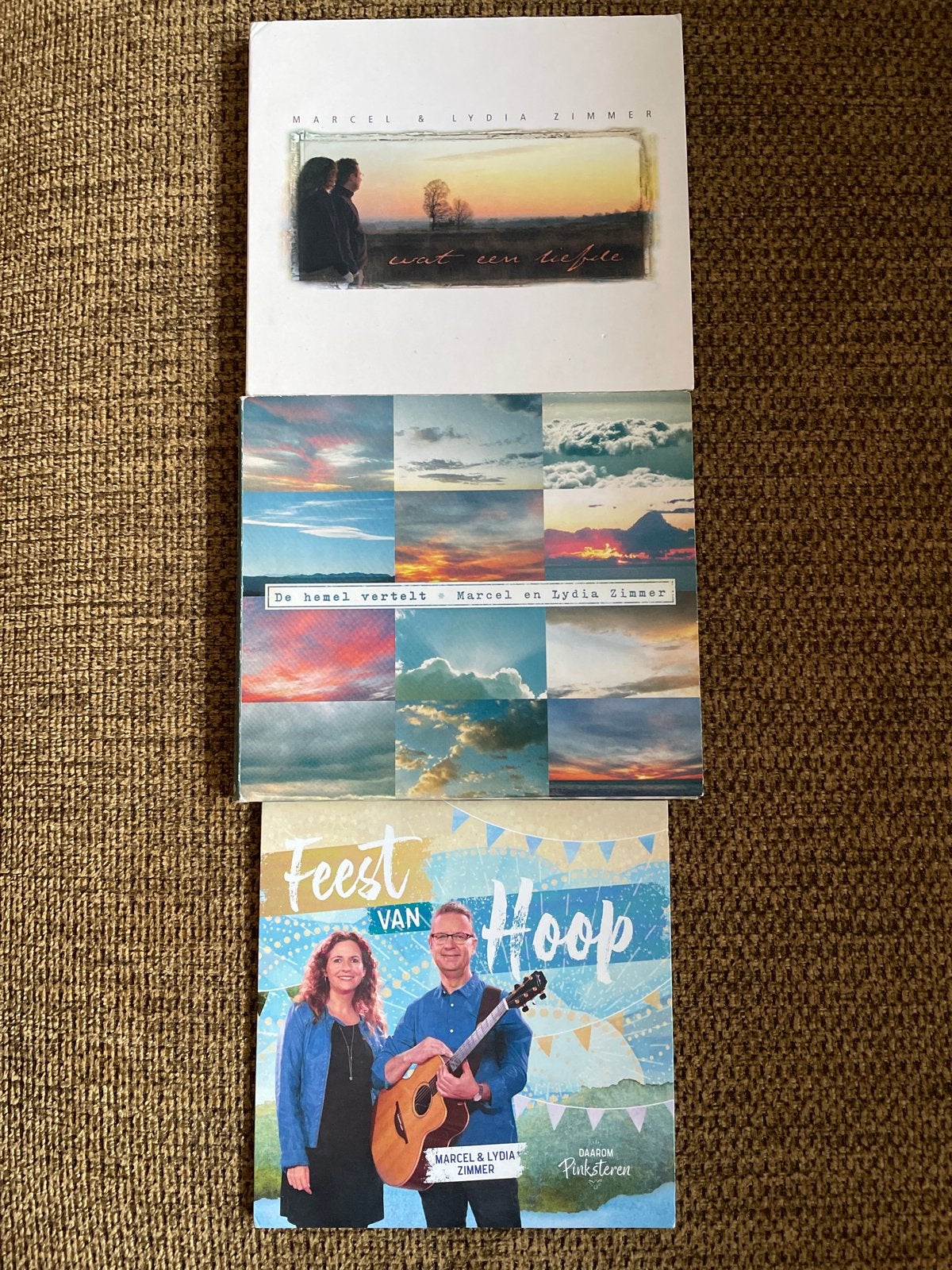 Marcel & Lydia Zimmer - Wat een Liefde, De Hemel Vertelt, Gospel, Ophalen of Verzenden, Zo goed als nieuw, Inclusief boekje