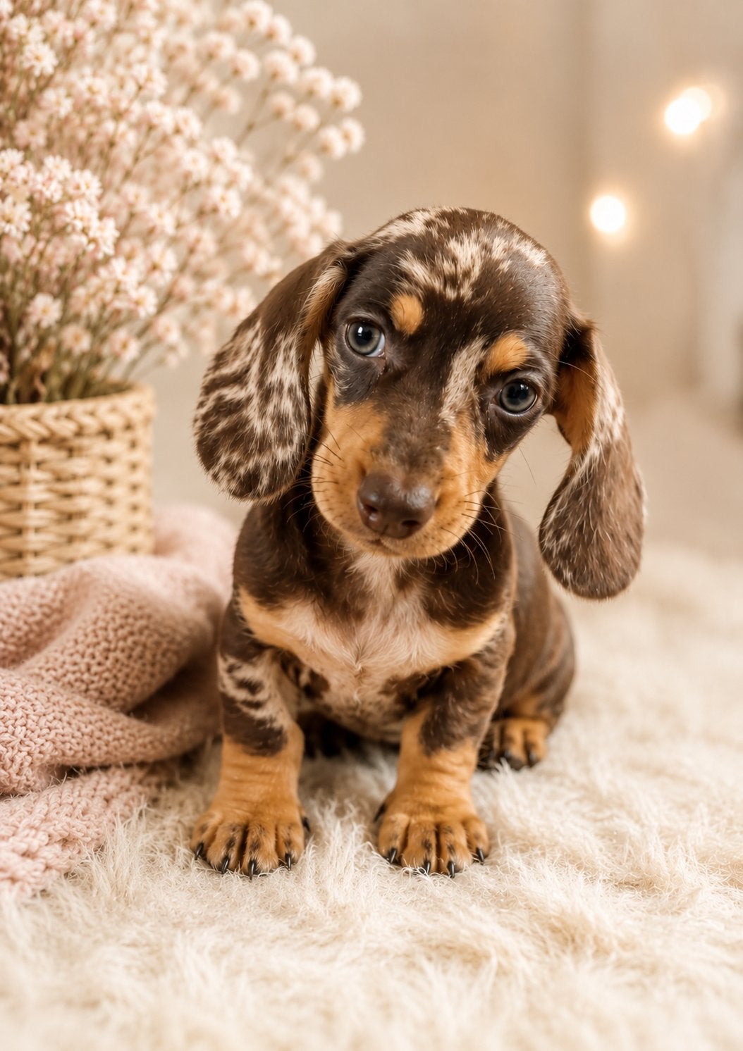 Exclusieve Kaninchen Teckel Teef van Topkwaliteit Merle, Dieren en Toebehoren, Honden | Teckels en Dashonden, Kaninchen, Particulier